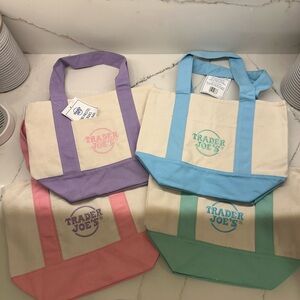 Trader Joe’s Canvas Tote Bag Set